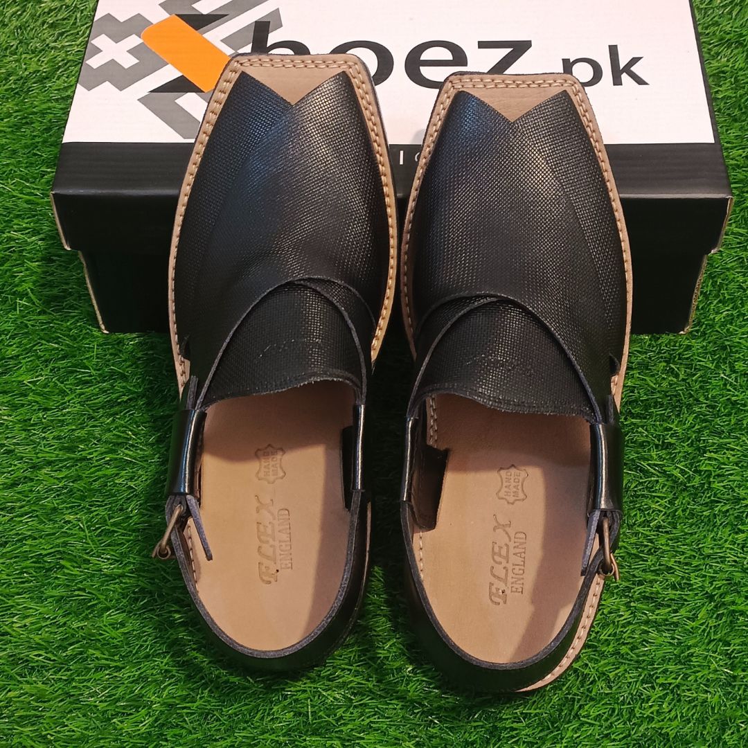 Premium Leather Peshawari Chappal S-511