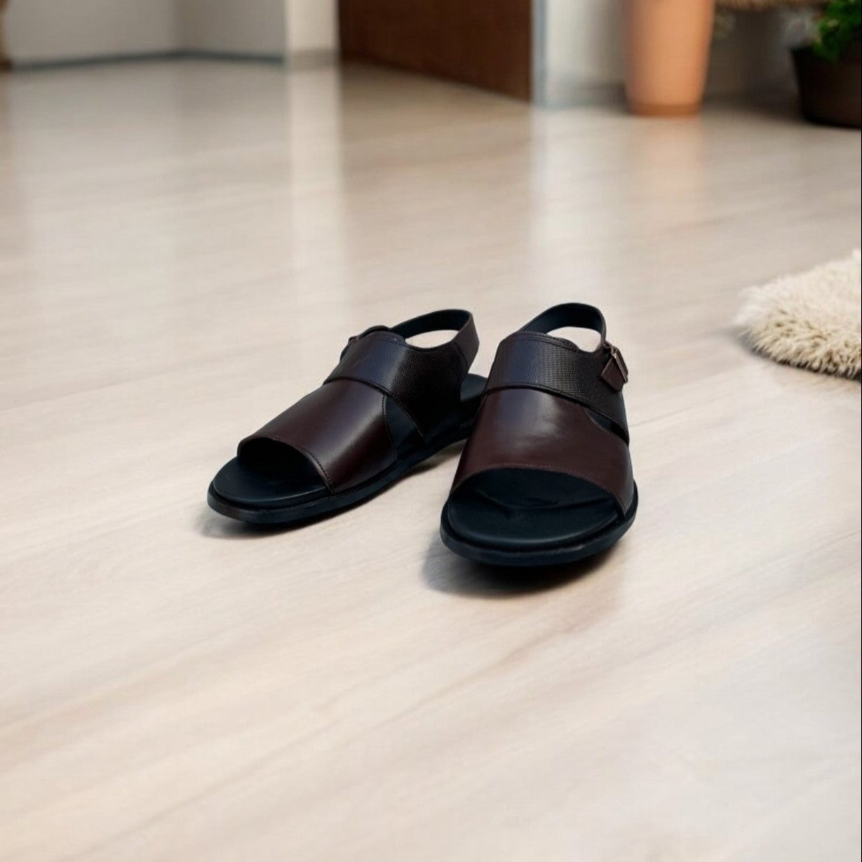 Premium Leather Sandal -150053 BR